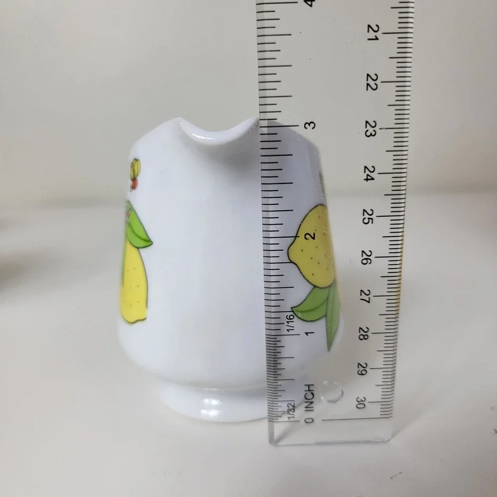 Vintage A Lorrie Design Japan Lemon‎ Bee Cream Sugar Set 2 Cups Tea Lot